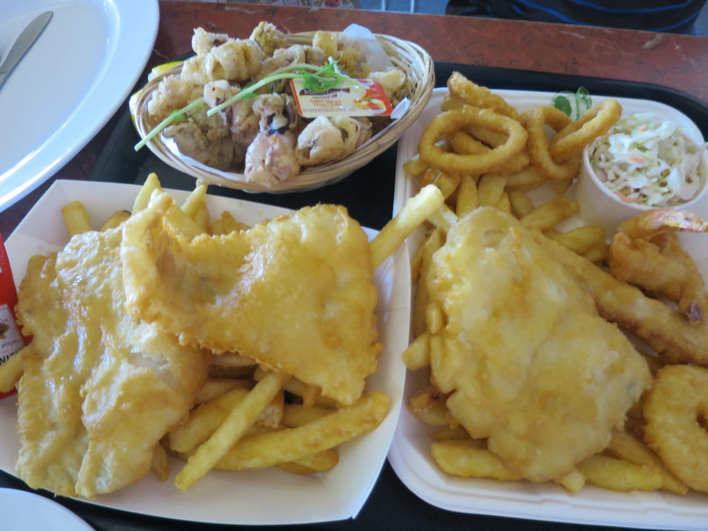 Fish & Chips at Fremantle Harbour Cicerello's Follow My Footsteps x