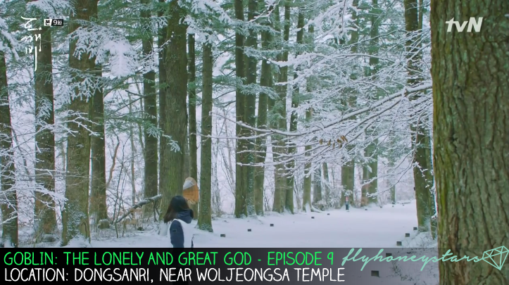 goblin-drama-location-snowing-trees