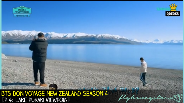 Bts-New-Zealand-Bon-Voyage-Day3-Lake-Pukaki-Viewpoint - Follow My Footsteps  X Flyhoneystars